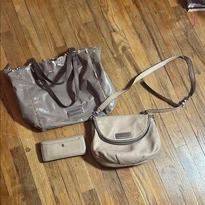 Marc by Marc Jacobs and Marc Jacobs NY matching duffel, crossbody, wallet set